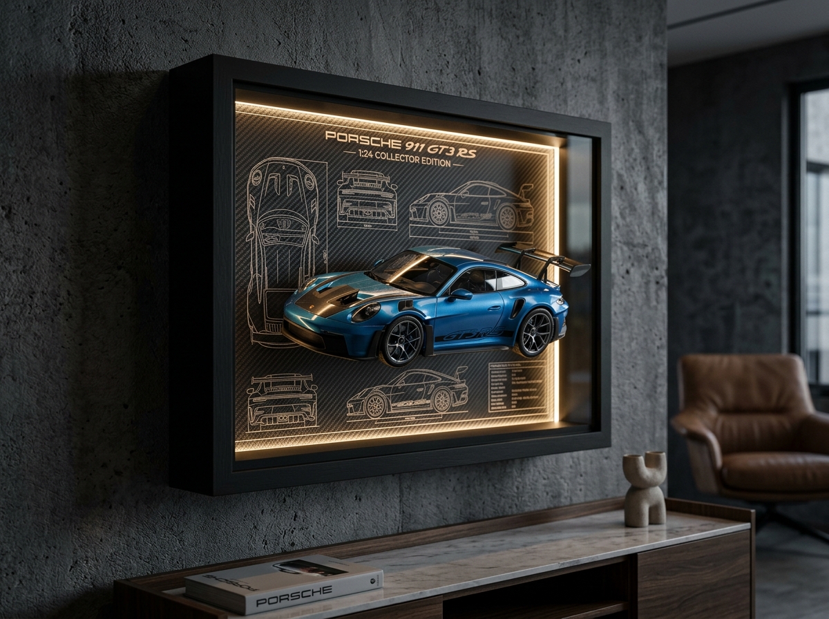 Cuadro 3D Aurex en Pared